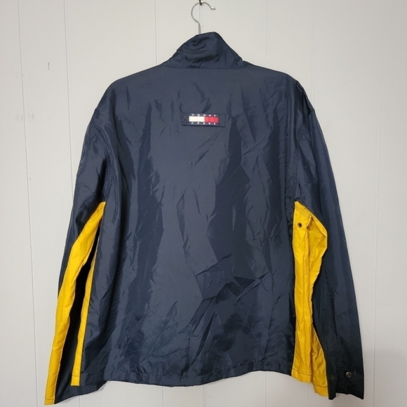 Tommy Hilfiger 2001 vntg windbreaker rain jacket men L - Picture 2 of 8